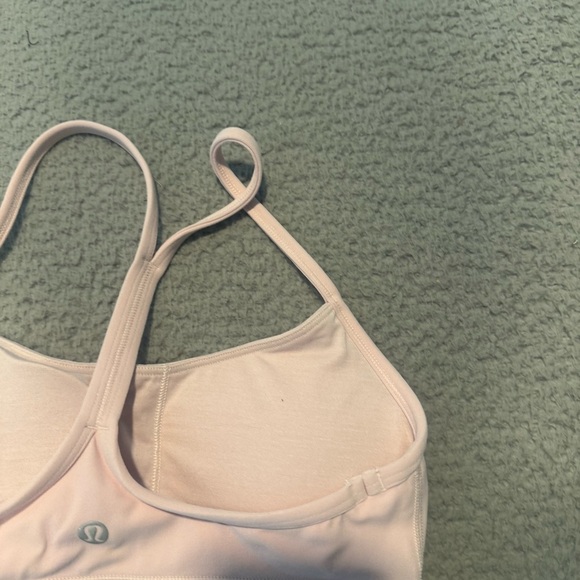 Lululemon Flow Y Nulu Longline Bra *Light Support, A–C CupsFlush Pink Size 4 - Picture 4 of 9
